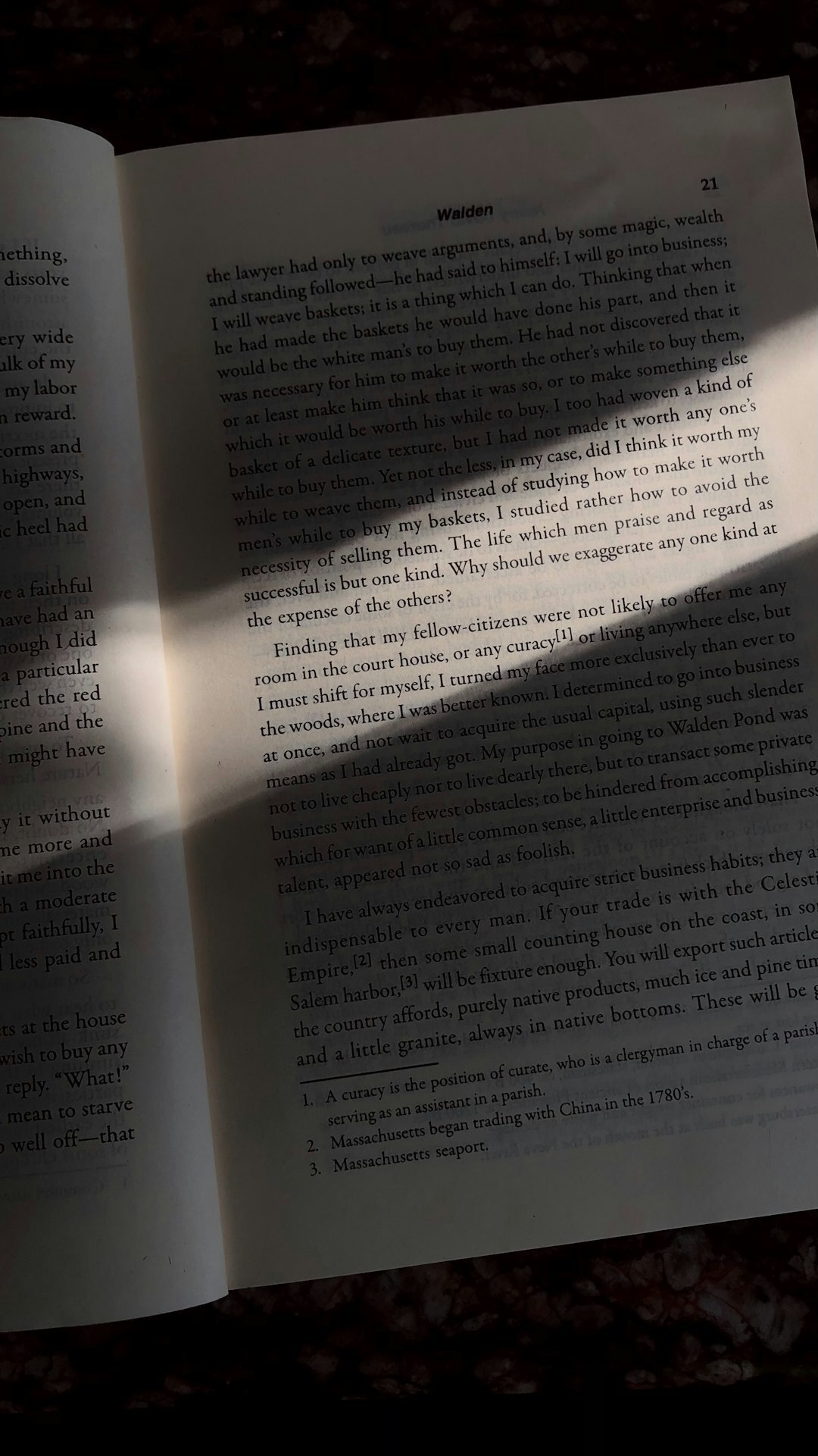 open book pages